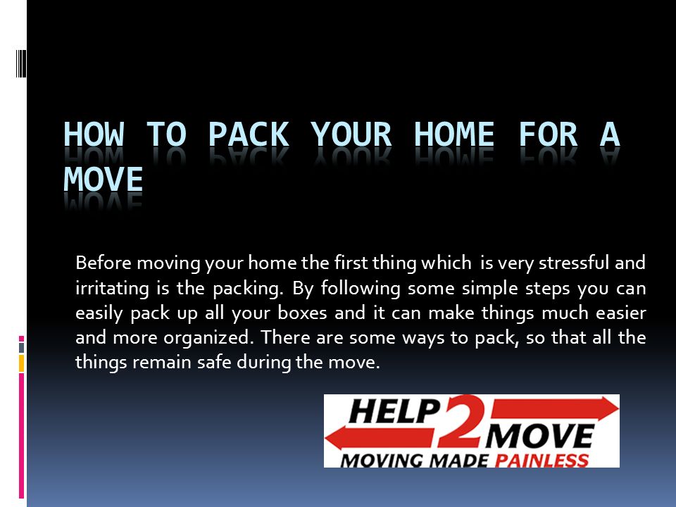 Before moving your home the first thing which is very stressful and irritating is the packing.
