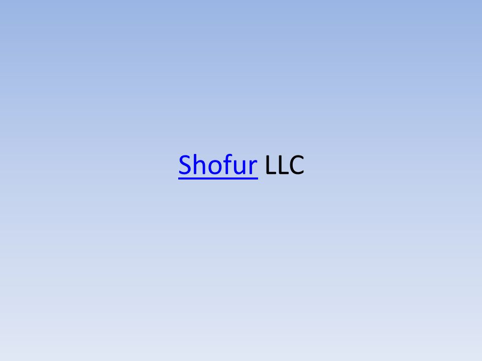 ShofurShofur LLC