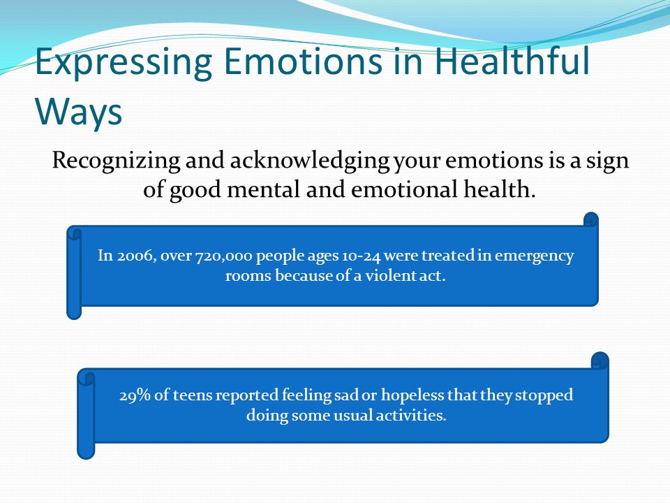 signs of good emotional health