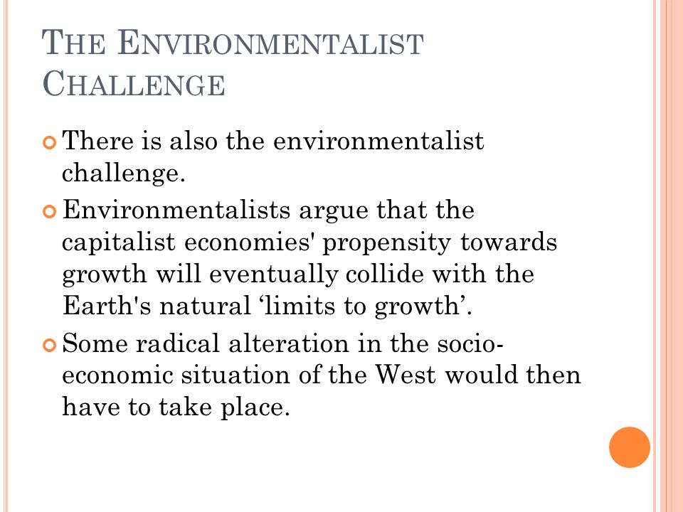 Global environmentalism a challenge to the post materialism thesis