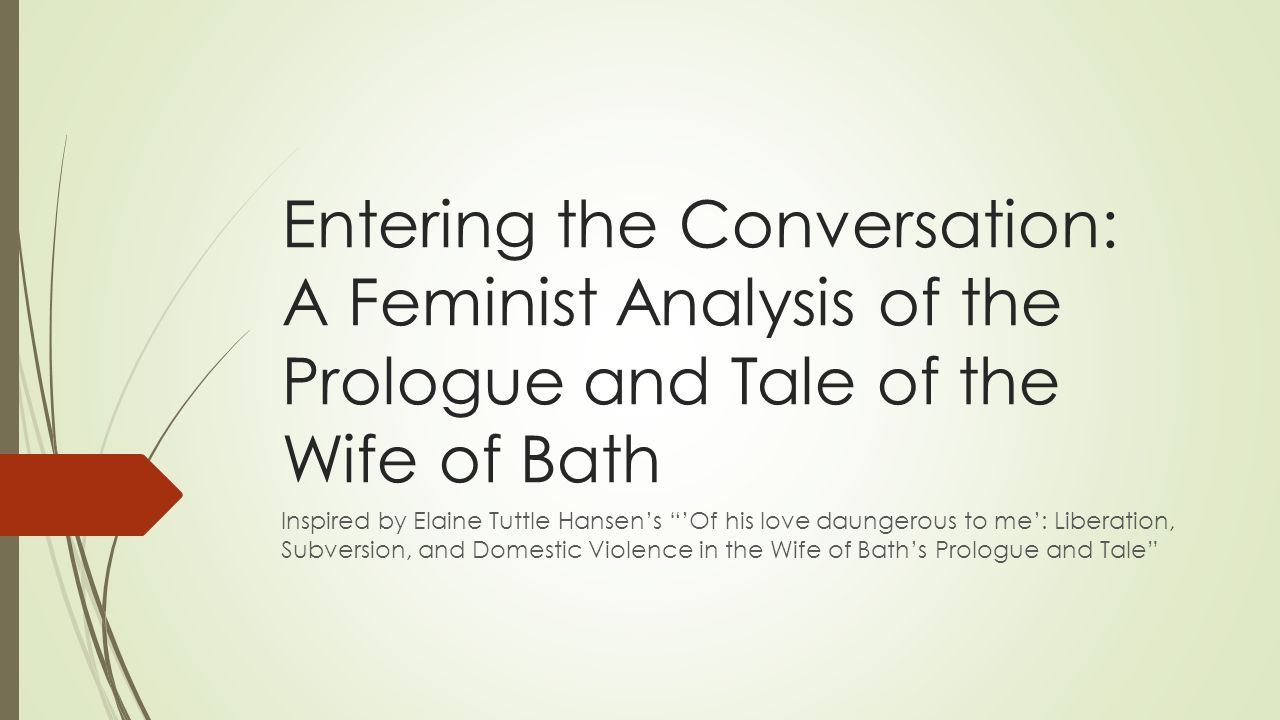 essay about the wife of bath essay about the wife of bath