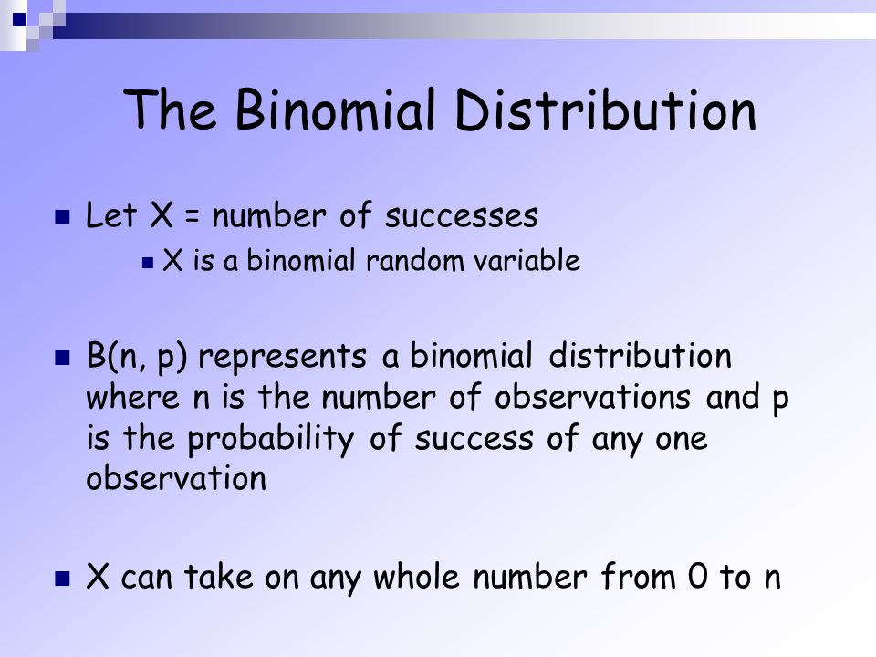 random variable and binomial setting random variable and binomial setting