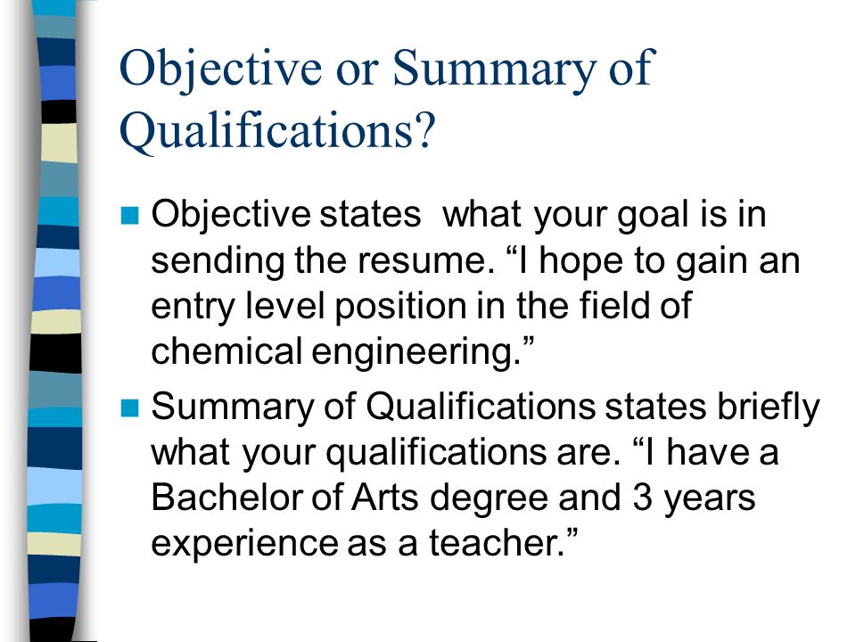 how should a resume be