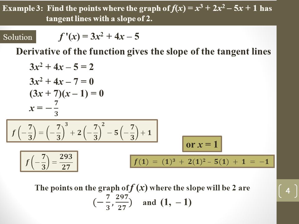 Find An Equation Of The Tangent Line To Curve At Point 1 Tangent Line Problems Find The Equations Of Tangents At Given