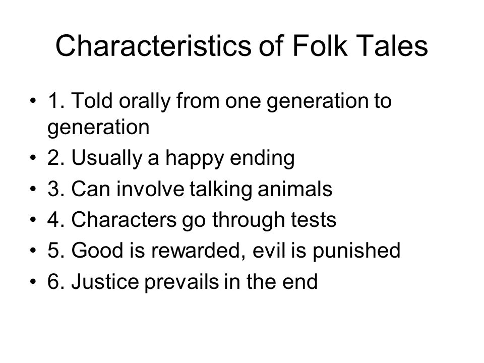 Image result for characteristics of folktales