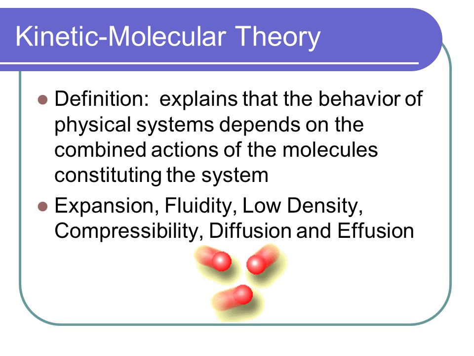 kinetic molecular theory