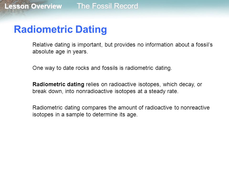 similarities of relative dating and absolute dating
