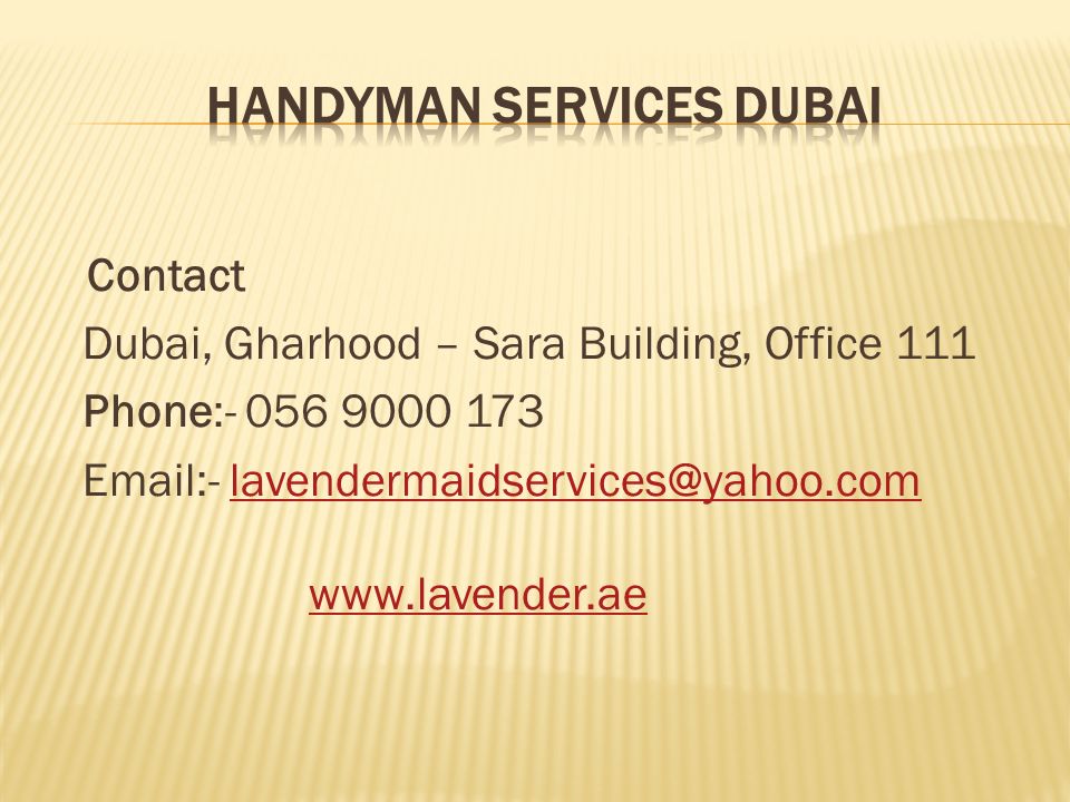 Contact Dubai, Gharhood – Sara Building, Office 111 Phone: