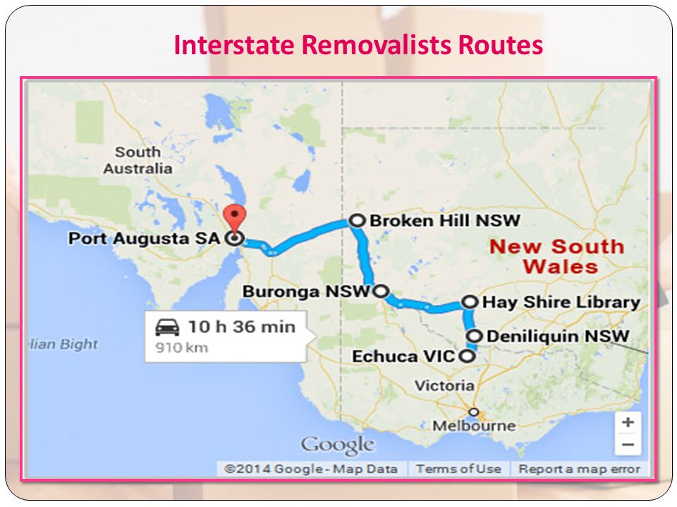Interstate Removalists Routes