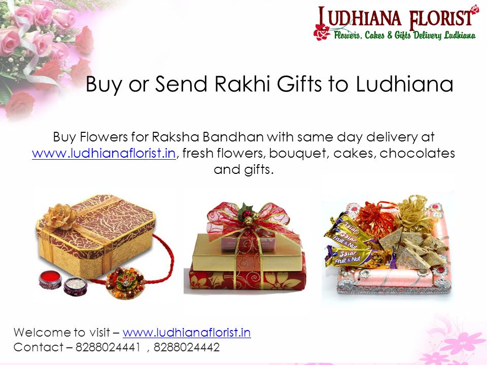 Buy or Send Rakhi Gifts to Ludhiana Buy Flowers for Raksha Bandhan with same day delivery at   fresh flowers, bouquet, cakes, chocolates and gifts.