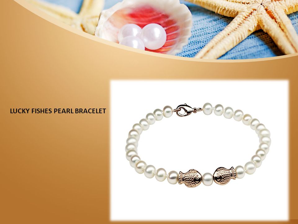 LUCKY FISHES PEARL BRACELET
