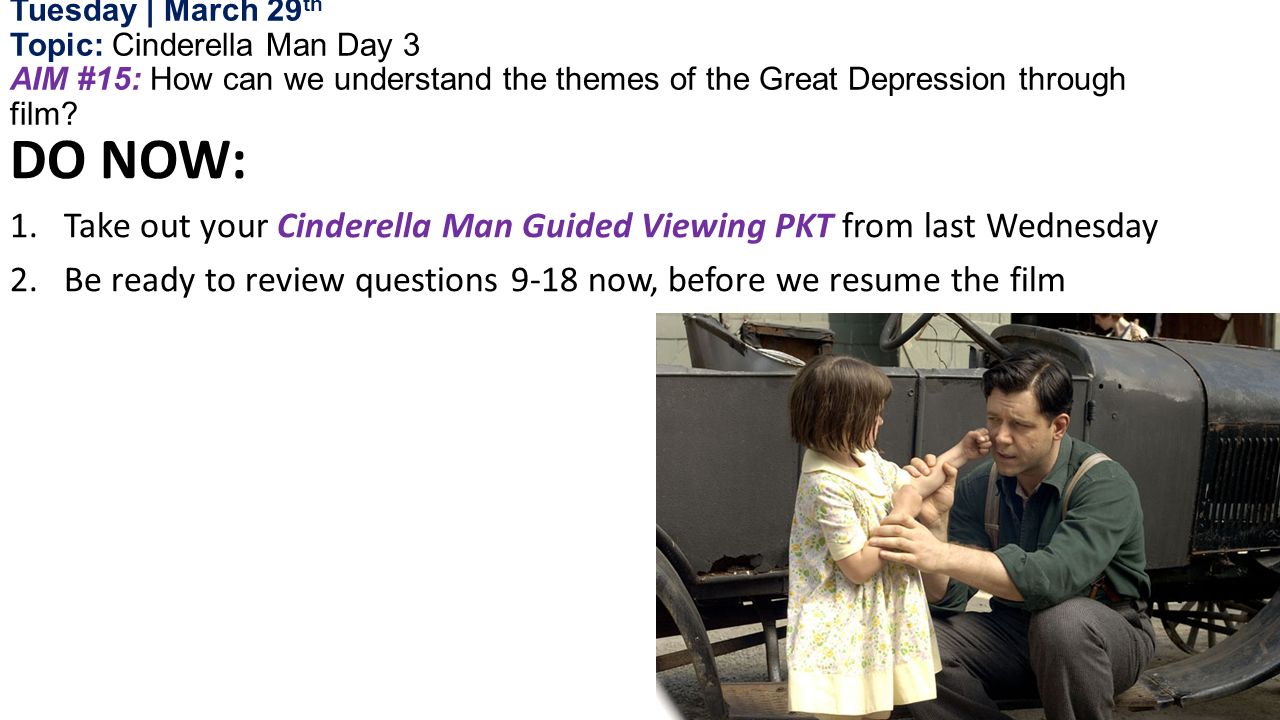 cinderella man great depresion cinderella man great depresion