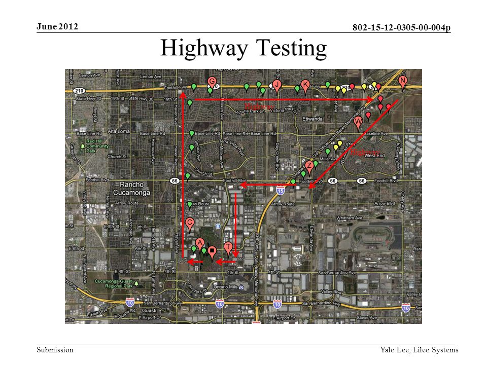 p Submission Yale Lee, Lilee Systems Highway Testing Highway June 2012