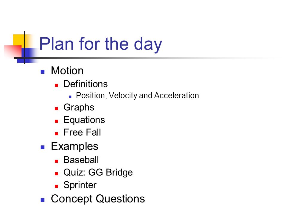 Velocity Equations Physics Talkchannels Physics 50 Lecture 2 1 Richard Craig Plan For The Day Motion
