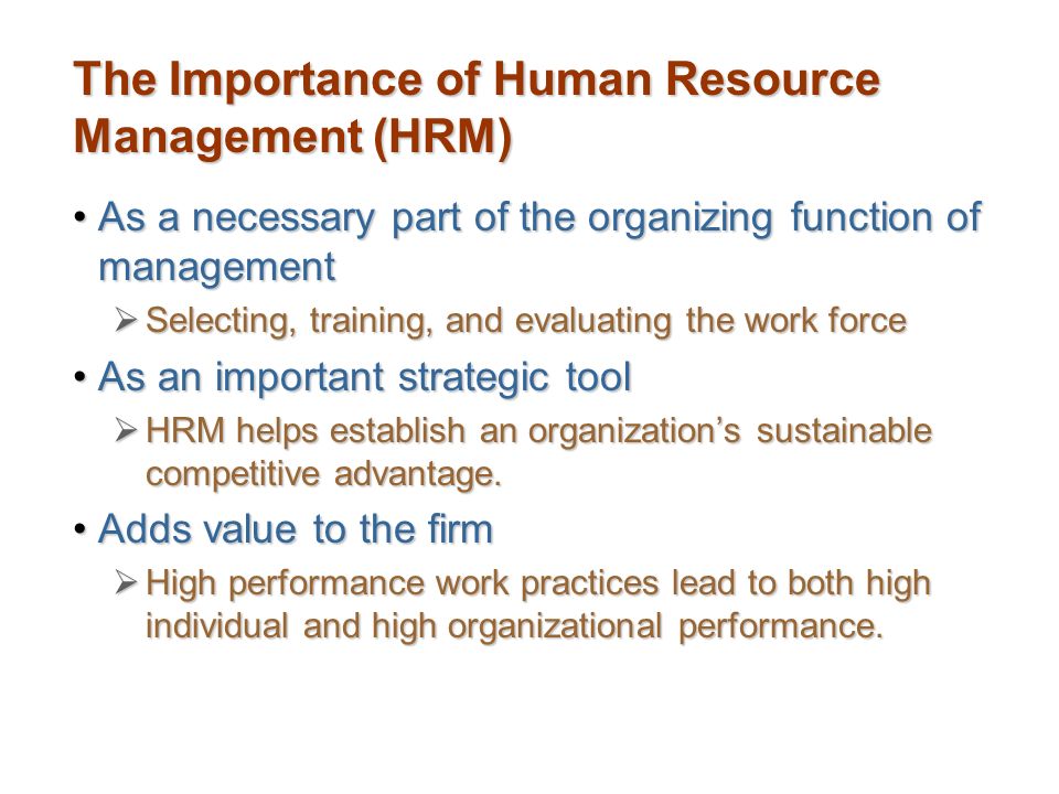 why human resources important why human resources important