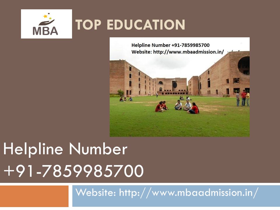 TOP EDUCATION Website:   Helpline Number