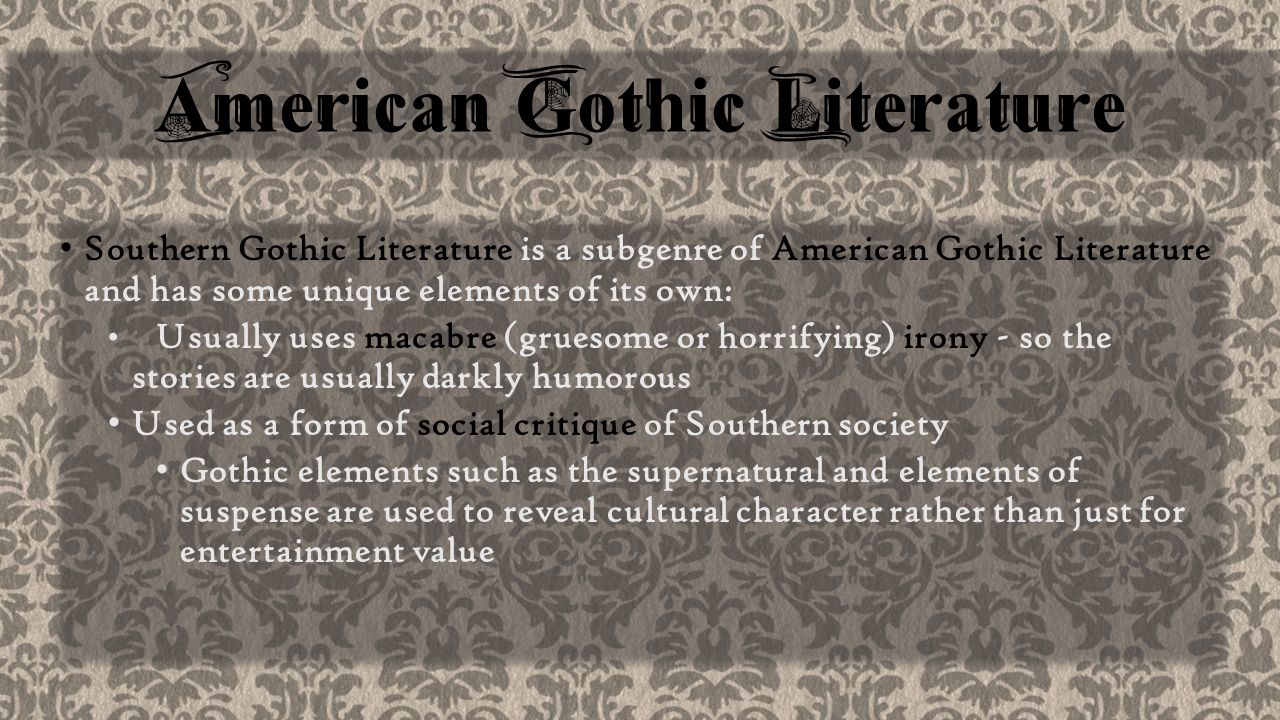 gothic vocabulary Professor john mullan examines the origins of the gothic, explaining how the genre became one of the most popular of the late 18th and early 19th centuries, and the subsequent integration of gothic elements into mainstream victorian fiction. gothic vocabulary Professor john mullan examines the origins of the gothic, explaining how the genre became one of the most popular of the late 18th and early 19th centuries, and the subsequent integration of gothic elements into mainstream victorian fiction.