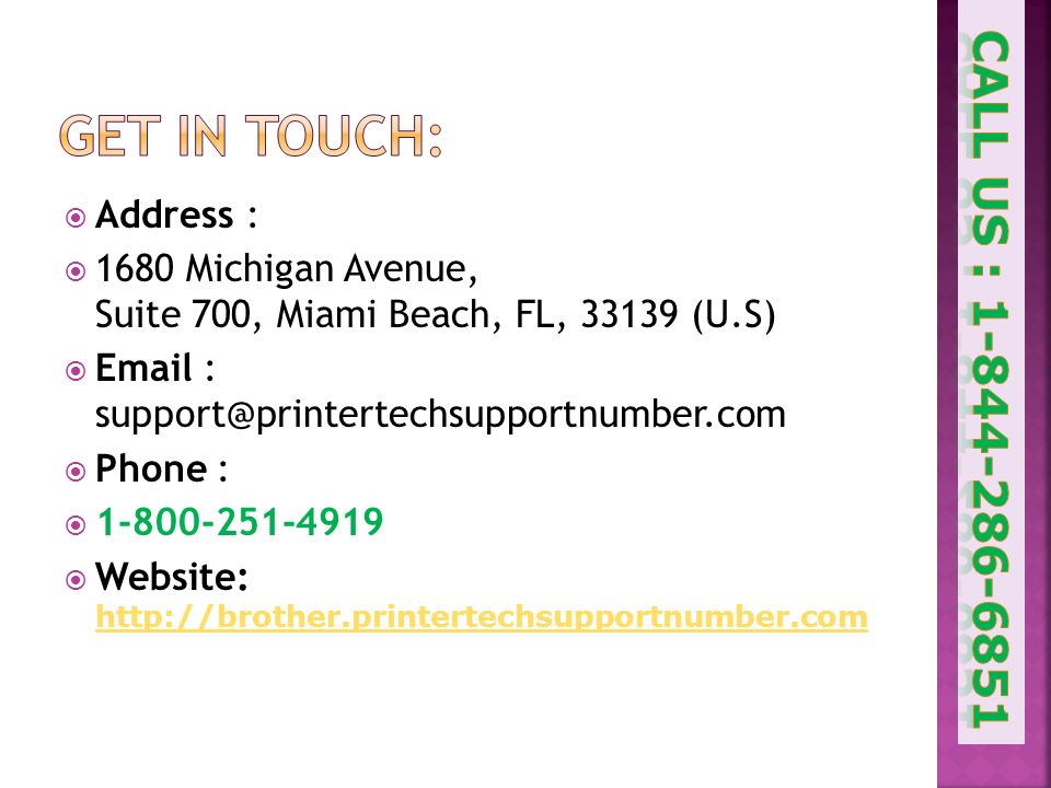  Address :  1680 Michigan Avenue, Suite 700, Miami Beach, FL, (U.S)     Phone :   Website:
