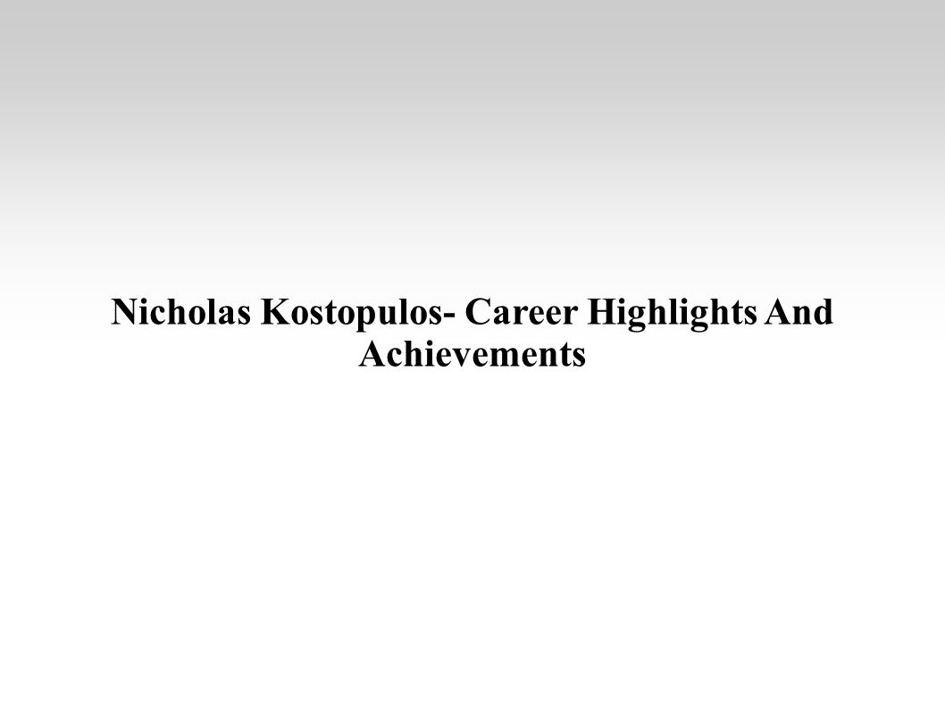 career achievements