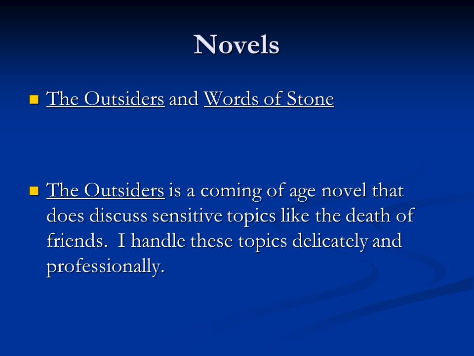 essay questions over the outsiders Studysync lesson plan the outsiders an essay on the outsiders (v) - to think over and arrange in the mind to receive in the mind and consider. essay questions over the outsiders Studysync lesson plan the outsiders an essay on the outsiders (v) - to think over and arrange in the mind to receive in the mind and consider.