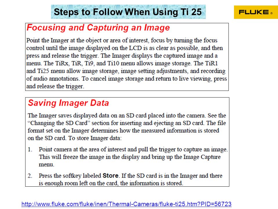 Steps to Follow When Using Ti 25   PID=56723
