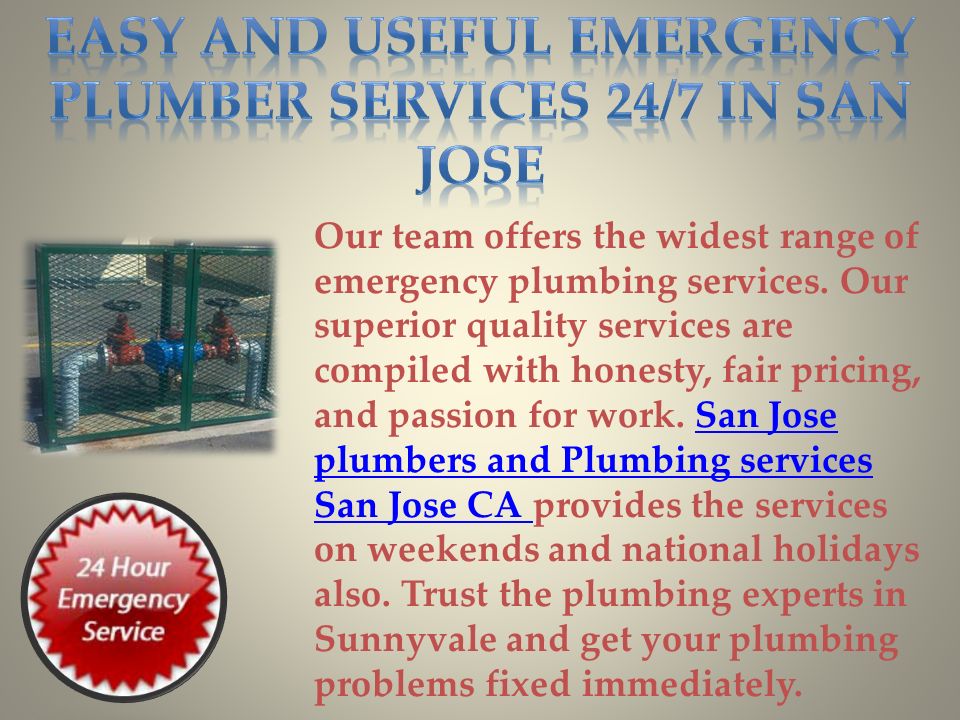 Our team offers the widest range of emergency plumbing services.