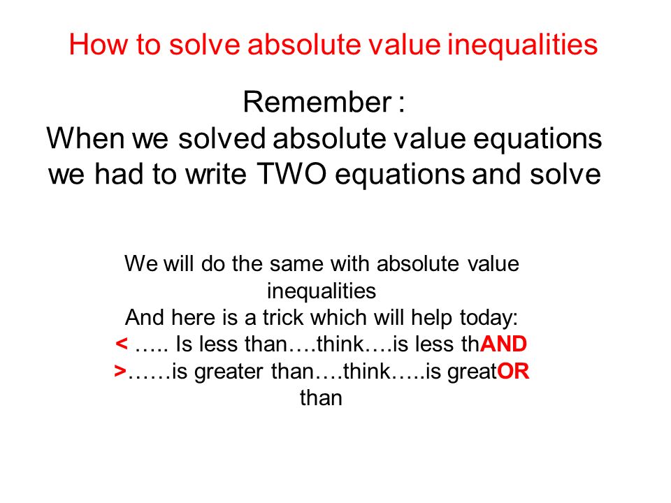Help writing absolute value inequality?