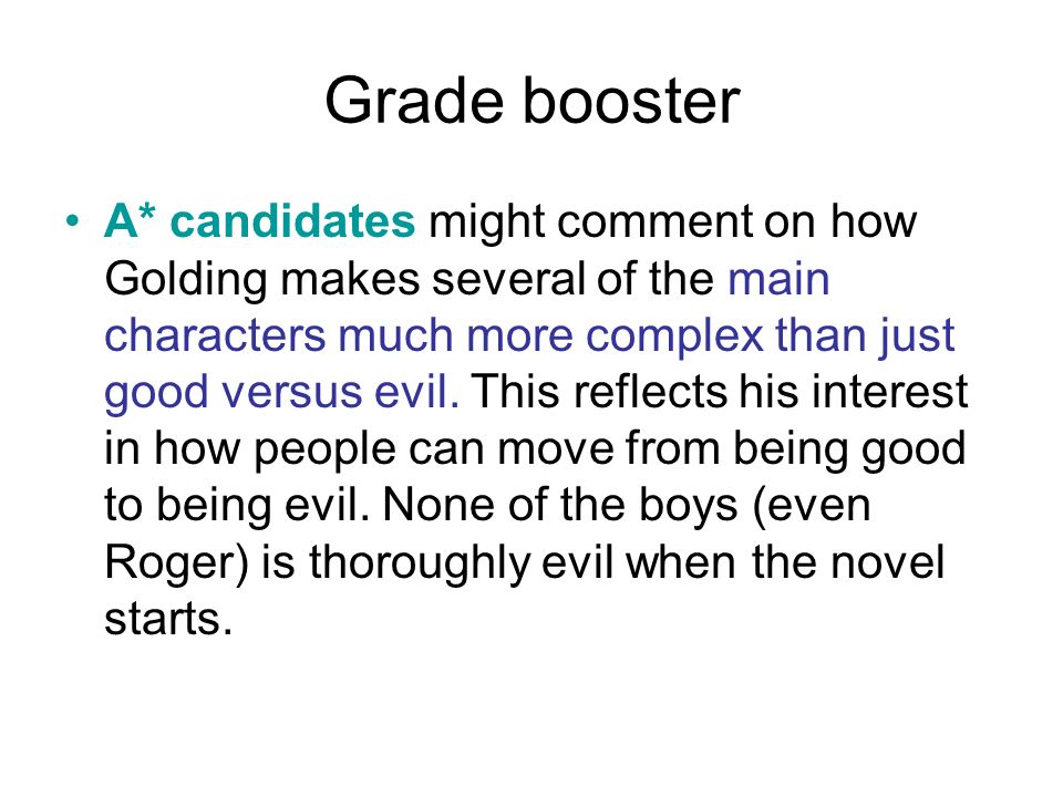 good vs evil essay