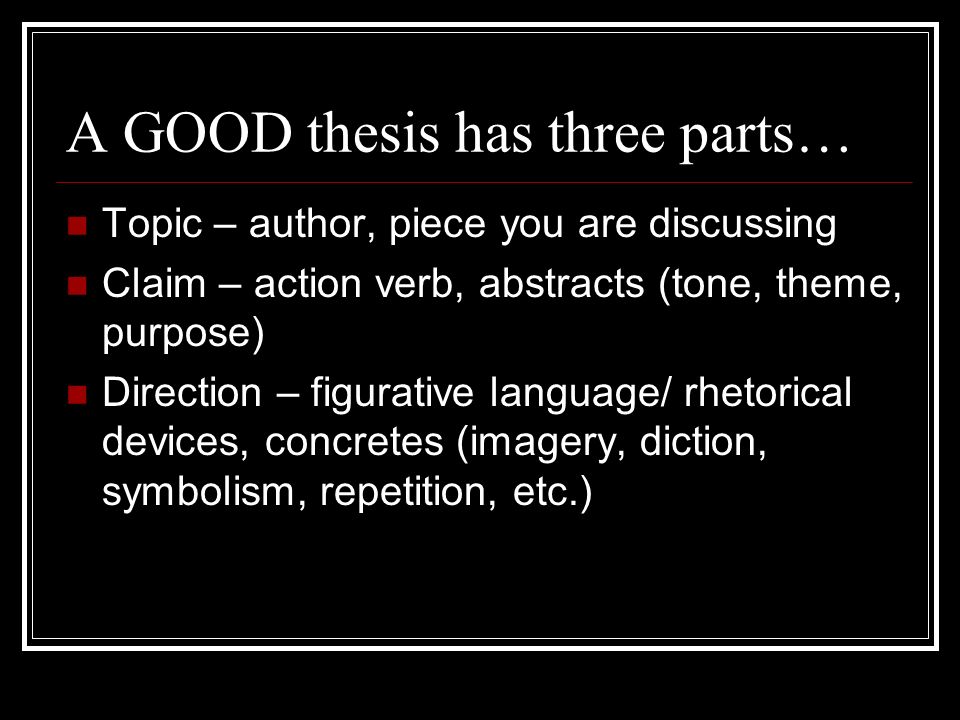 3 part thesis 3 part thesis