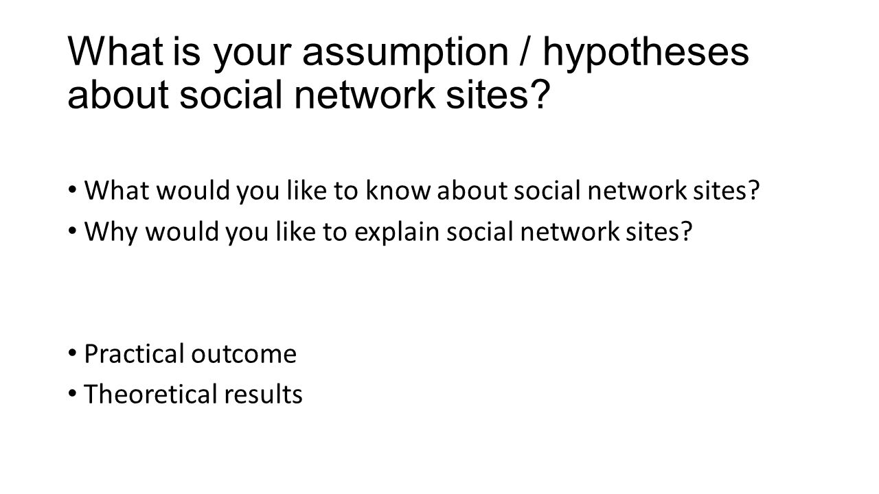 Thesis on social networking sites