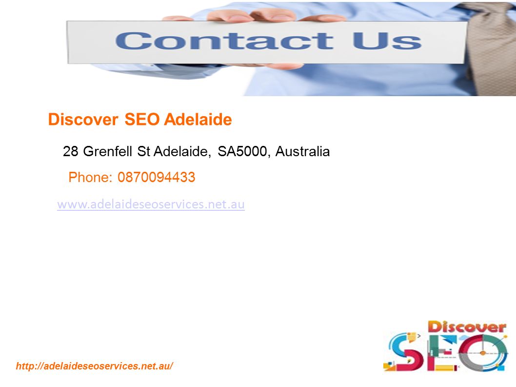 Discover SEO Adelaide 28 Grenfell St Adelaide, SA5000, Australia Phone:
