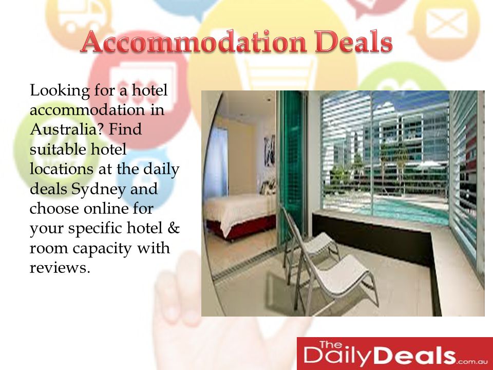 Looking for a hotel accommodation in Australia.