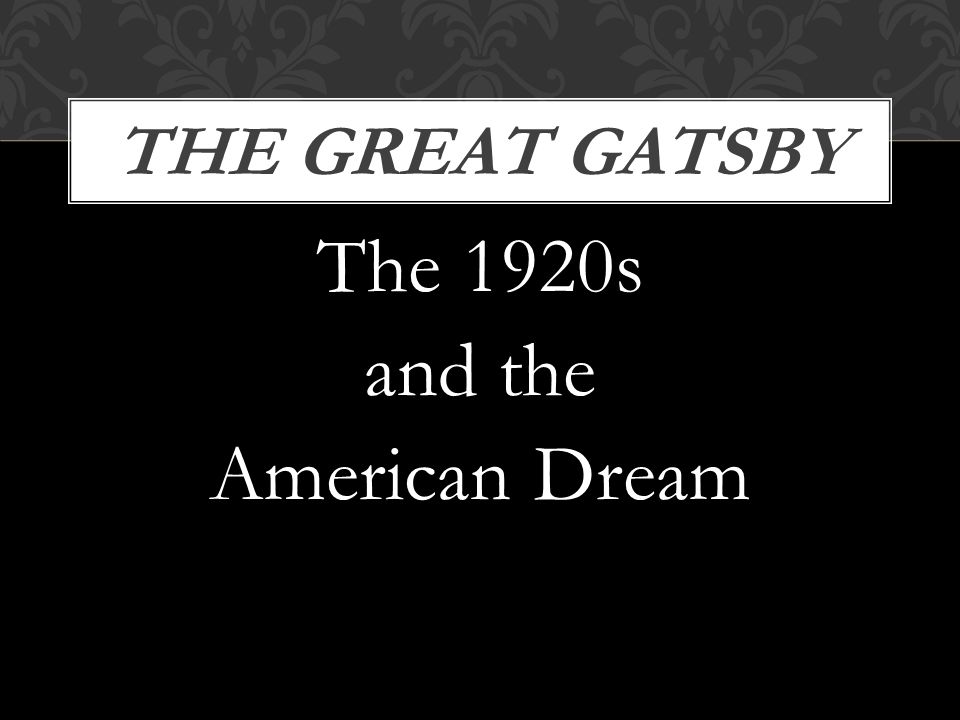 1920s powerpoint theme