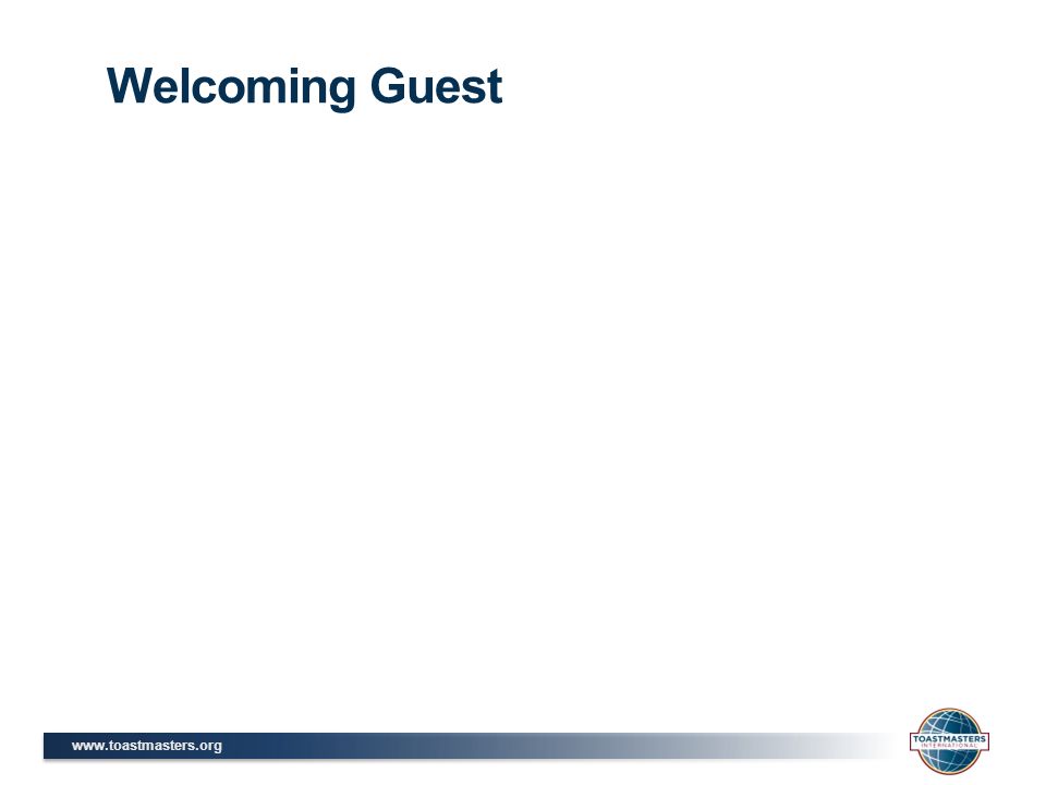 Welcoming Guest