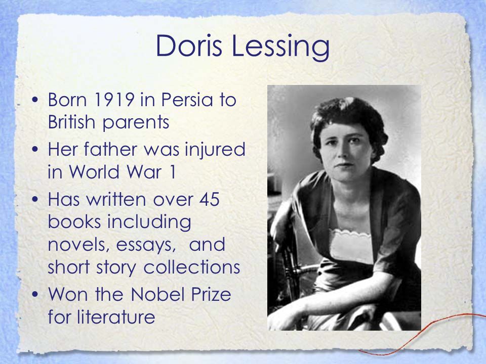 a comparison between three short stories mary lavins the living doris lessings through the tunnel an a comparison between three short stories mary lavins the living doris lessings through the tunnel an