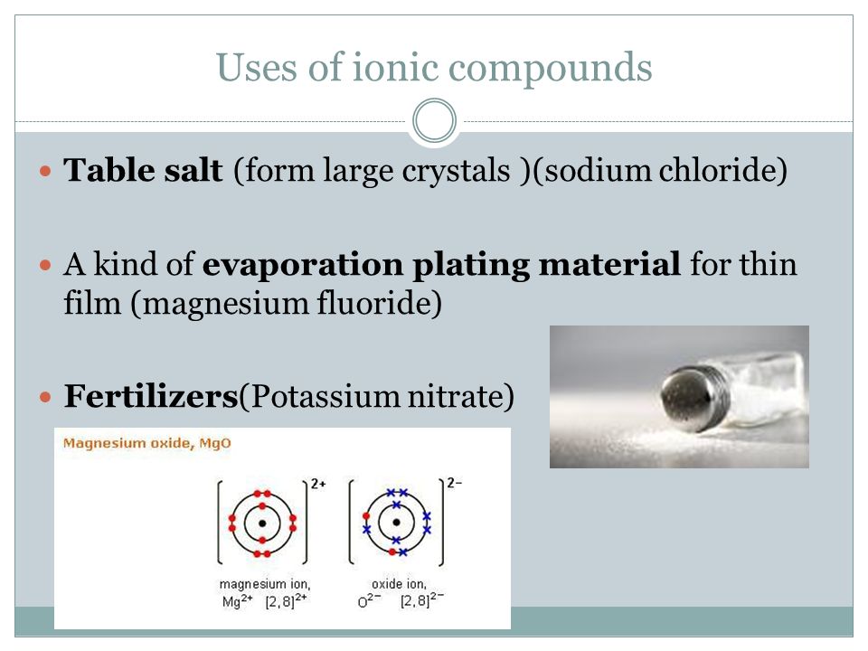 ionic compound content what is ionic compound properties uses of ionic compounds form