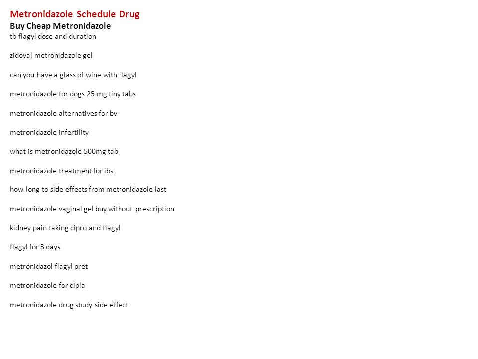 Flagyl Bacterial Vaginosis Dosage