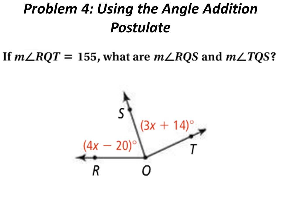 angle addition postulate