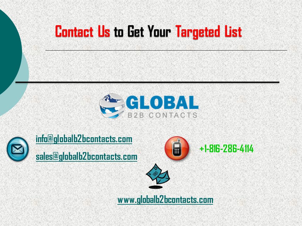 Contact Us to Get Your Targeted List