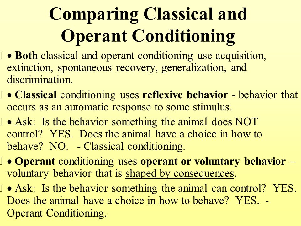 operant conditioning in the workforce A look at operant conditioning as a which involved the use of an operant conditioning chamber operant and classical conditioning aside from his work. operant conditioning in the workforce A look at operant conditioning as a which involved the use of an operant conditioning chamber operant and classical conditioning aside from his work.