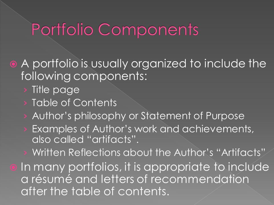 work philosophy examples for portfolio