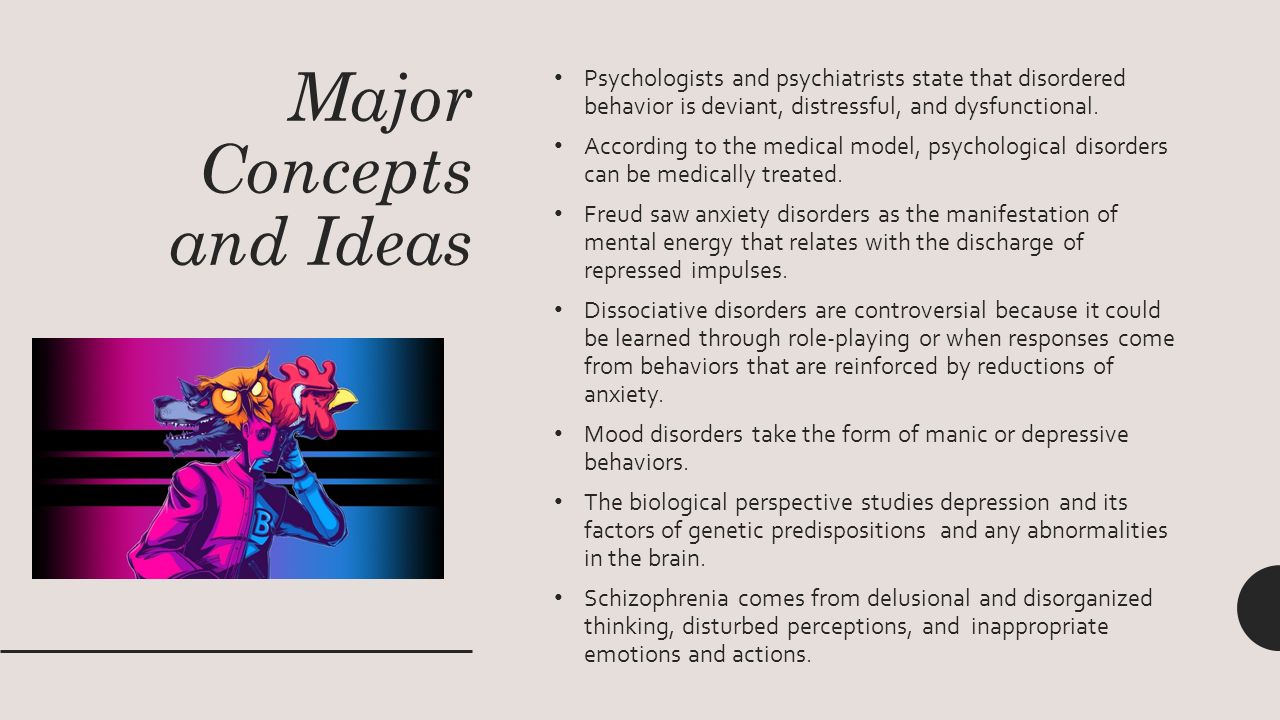 medical model to treat psychological disorders Anxiety experts usually explain anxiety and anxiety disorders using the biopsychosocial model the biopsychosocial model proposes there are multiple, and inter-related causes of pathological anxiety these causes can be roughly categorized into three main groups: 1 biological causes, 2 psychological causes, and 3 environmental or social causes. medical model to treat psychological disorders Anxiety experts usually explain anxiety and anxiety disorders using the biopsychosocial model the biopsychosocial model proposes there are multiple, and inter-related causes of pathological anxiety these causes can be roughly categorized into three main groups: 1 biological causes, 2 psychological causes, and 3 environmental or social causes.