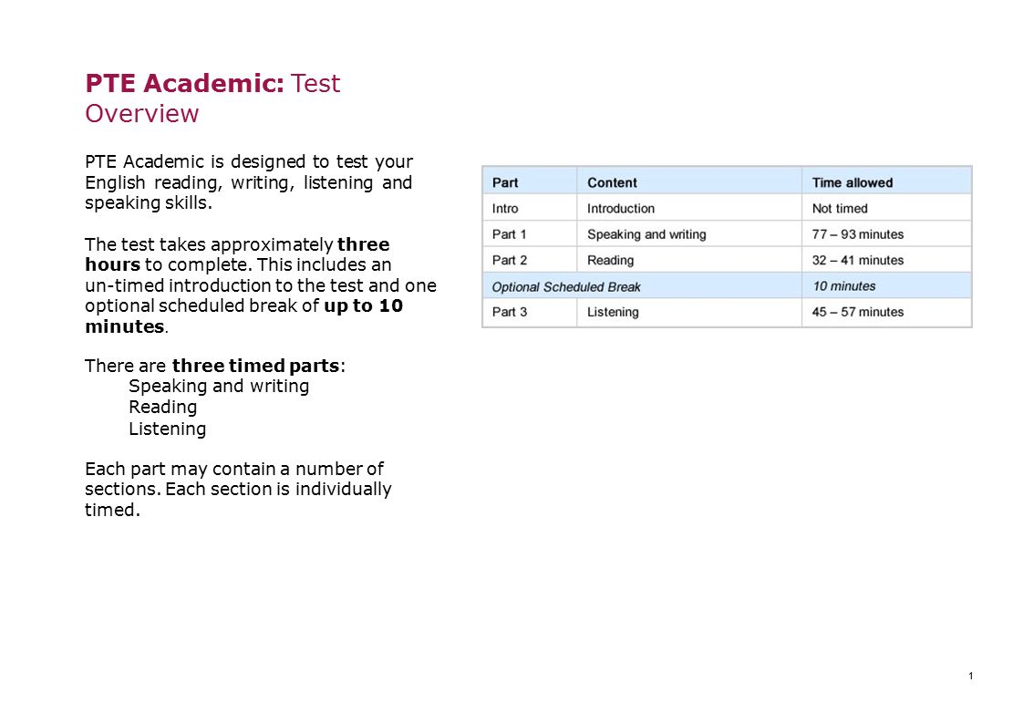 pte academic listening test useful