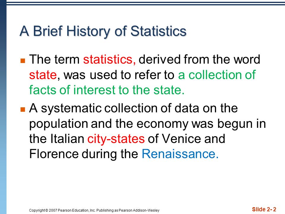 Critical Thinking Statistics