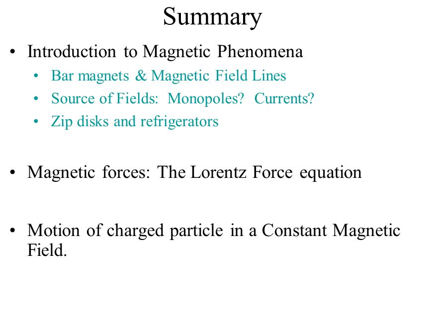Chapter 28 Magnetic Fields Magnetism The Force X V 3 Magnetism The Magnetic Force X V F B Q 0