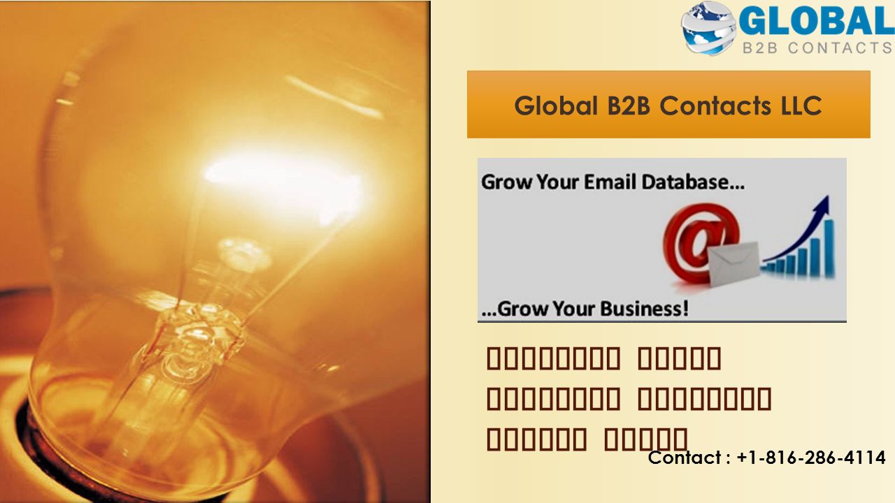 Business  Database Provider Across Globe Global B2B Contacts LLC Contact :