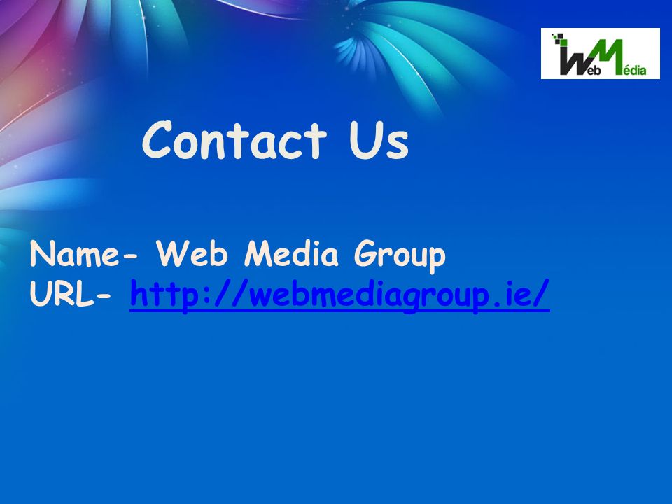 Contact Us Name- Web Media Group URL-