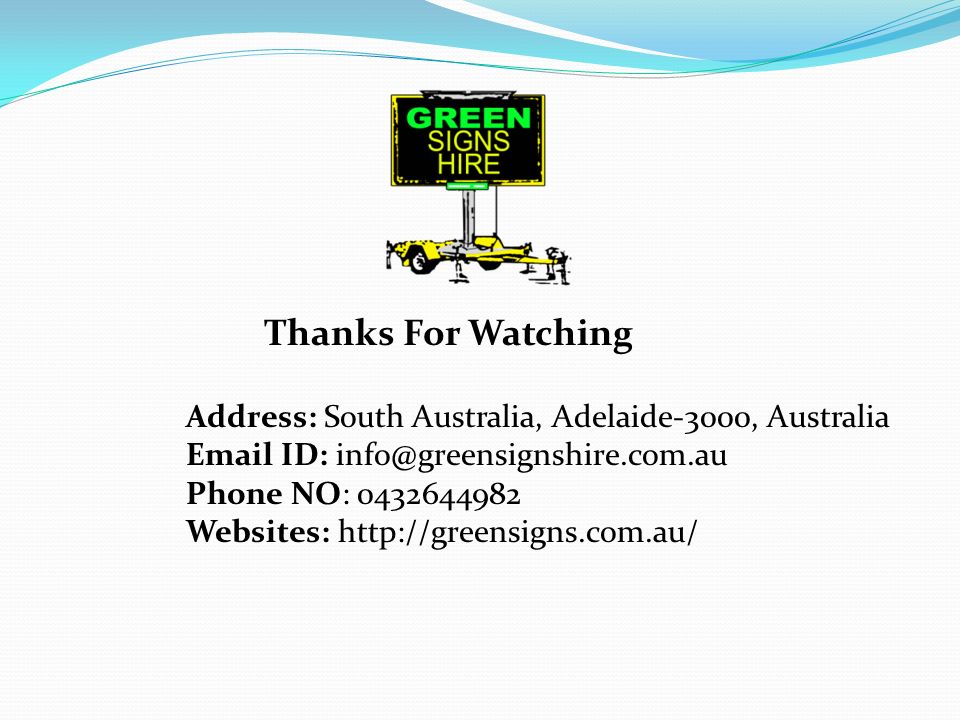 Thanks For Watching Address: South Australia, Adelaide-3000, Australia  ID: Phone NO: Websites: