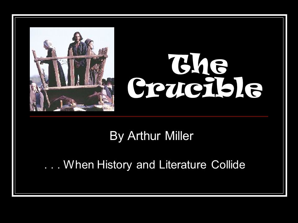 the crucible essay mccarthyism