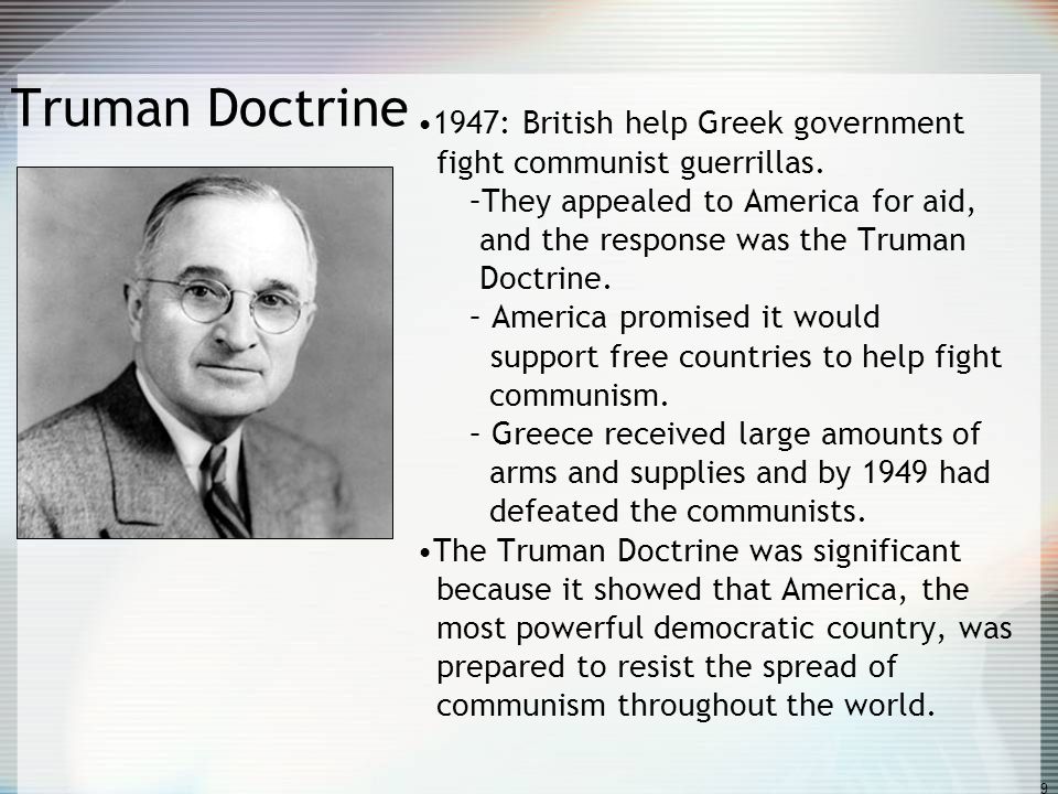 the truman doctrine and americas control of communism The role of truman doctrine in the history of the united states of america to communism, truman noted that the truman doctrine by harry s truman. the truman doctrine and americas control of communism The role of truman doctrine in the history of the united states of america to communism, truman noted that the truman doctrine by harry s truman.